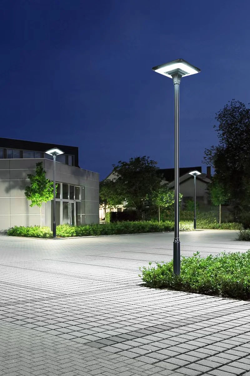 High Power LEDs Lighting Lamp Alu. Smart Sensor Solar LED Garden Light Outdoor Yard Pathway Landscape Street Lighting with Warm LED Lights