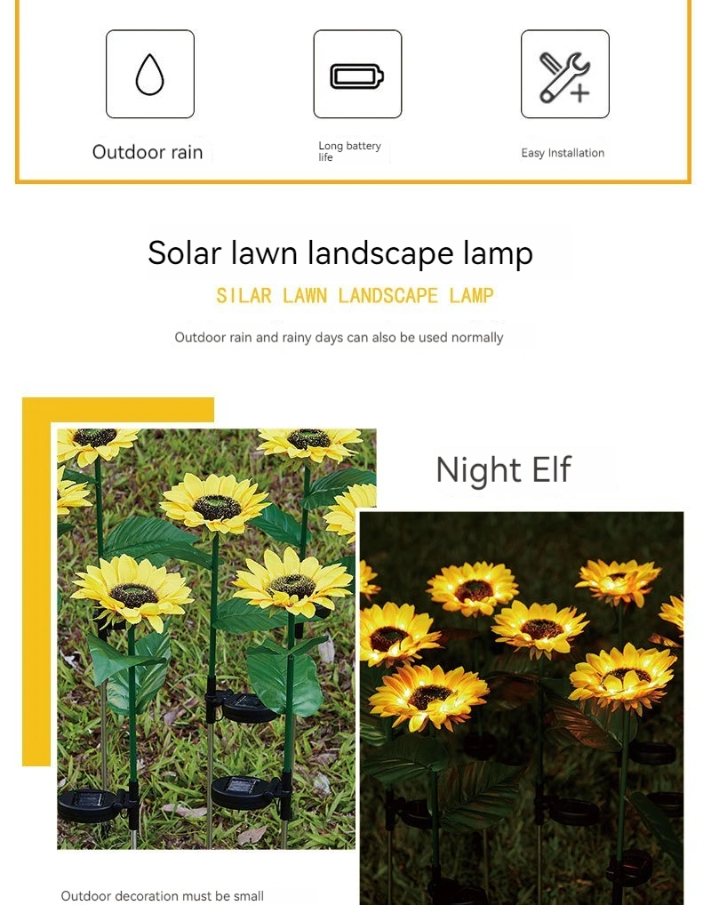32 LED Solar Garden Light Waterproof Spike Bulb Solar LED Light Outdoor Lighting for Garden Decor Landscape Spotlights Lawn Lamp