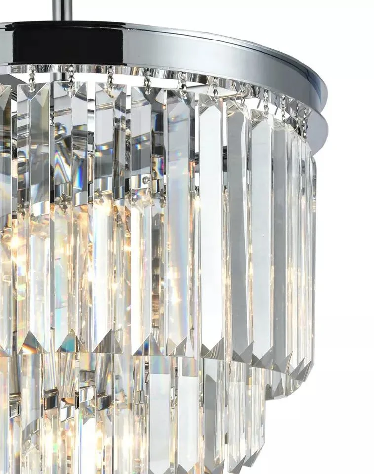 Luxury Crystal Chandelier Waterfall High Ceiling Long Drop Pendant Light New Design Long Modern LED Staircase Light