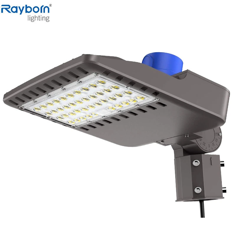 Motion Sensor Dusk to Dawn LED Street Lighting with Remote Control Waterproof for Parking Lot Stadium Garden Pathway