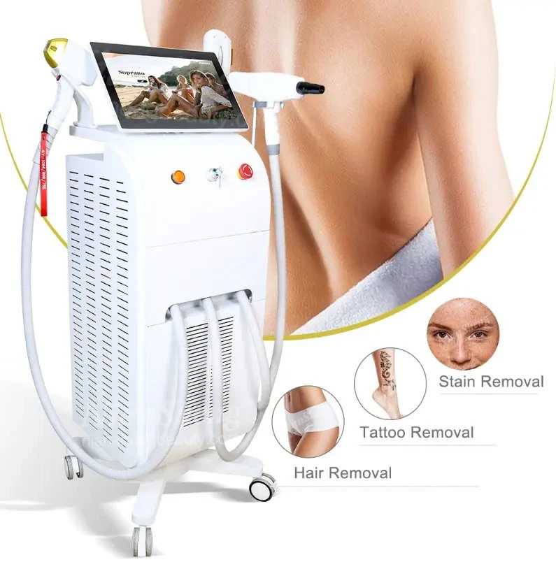 TUV Medical CE Approved Ice Speed 755 808 1064nm Diode Laser Hair Removal Ice Cooling Laser Hair Removal Alexandrite Laser Strong Cooling Painless Diode Laser