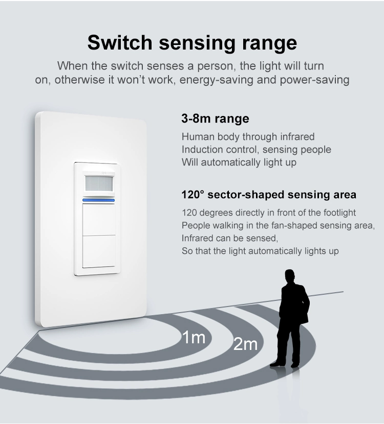 Smart Switch with Sensor Function Wireless Switch PIR Motion Sensor Switch