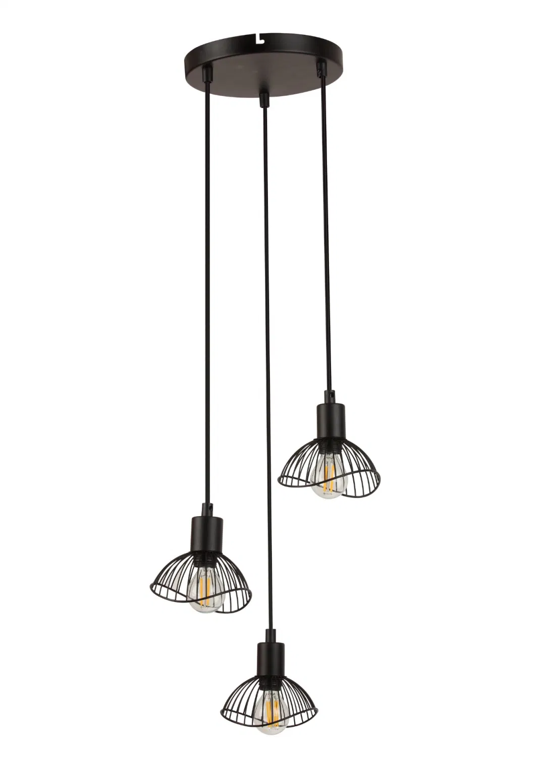 Hot Sale Ceiling Pendants Iron Suspension Lighting for Vintage Kitchen Chandelier Lamp