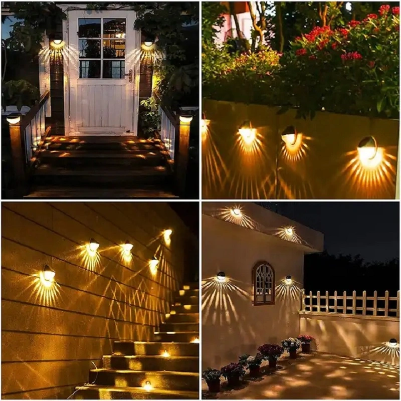 Top Quality Solar Lamp Step Wall Lights Pathway Balcony Wholesale LED Lighting
