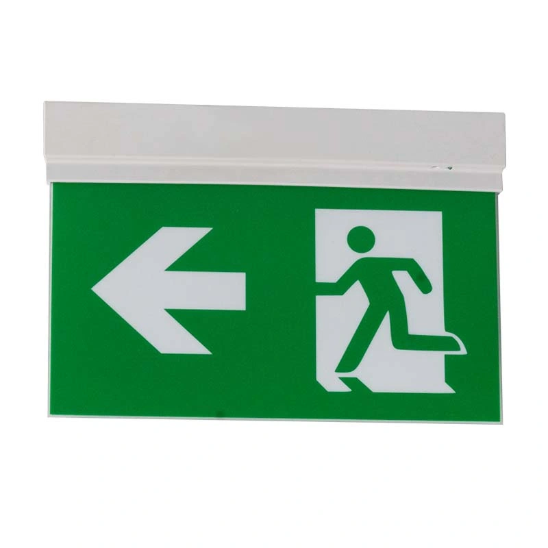 CE Certificate Rechargeable LED Emergency Battery Powered Suspended Exit Signs