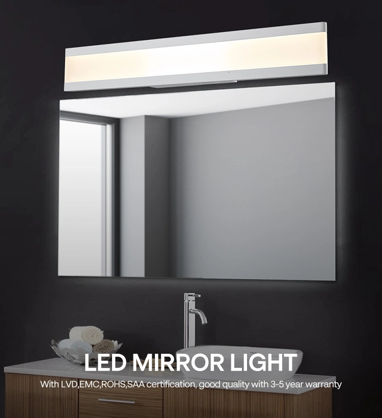 European Style Indoor Bathroom Mirror Lighting Fixtures