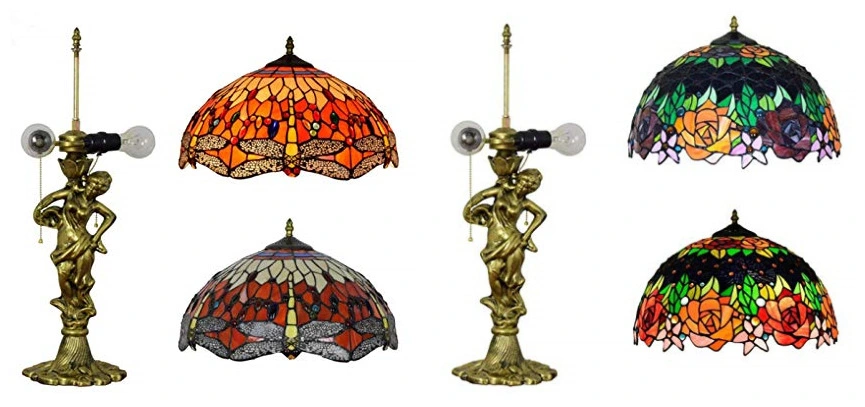 Wholesale Price Stained Glass Lamp Tiffany Table Lamp