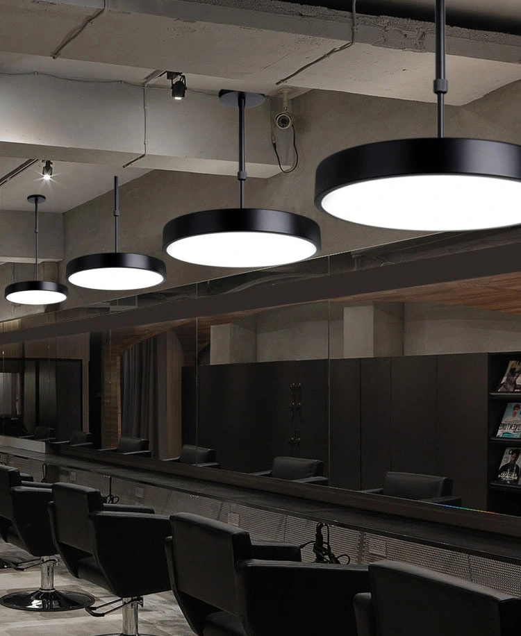 Modern Hanging Chandelier Ceiling Pendant Lighting for Office Gym Cafe Meeting Room