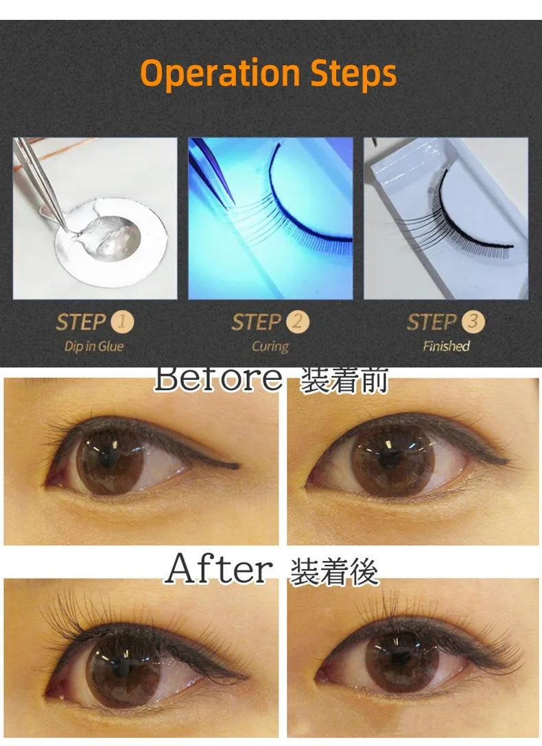 5W/10W Adjustable Googseneck Dimmeable Lash Light Grs Certification Eyelash Extensions Craft Task Lamps Floor Standing Light LED UV Lamp