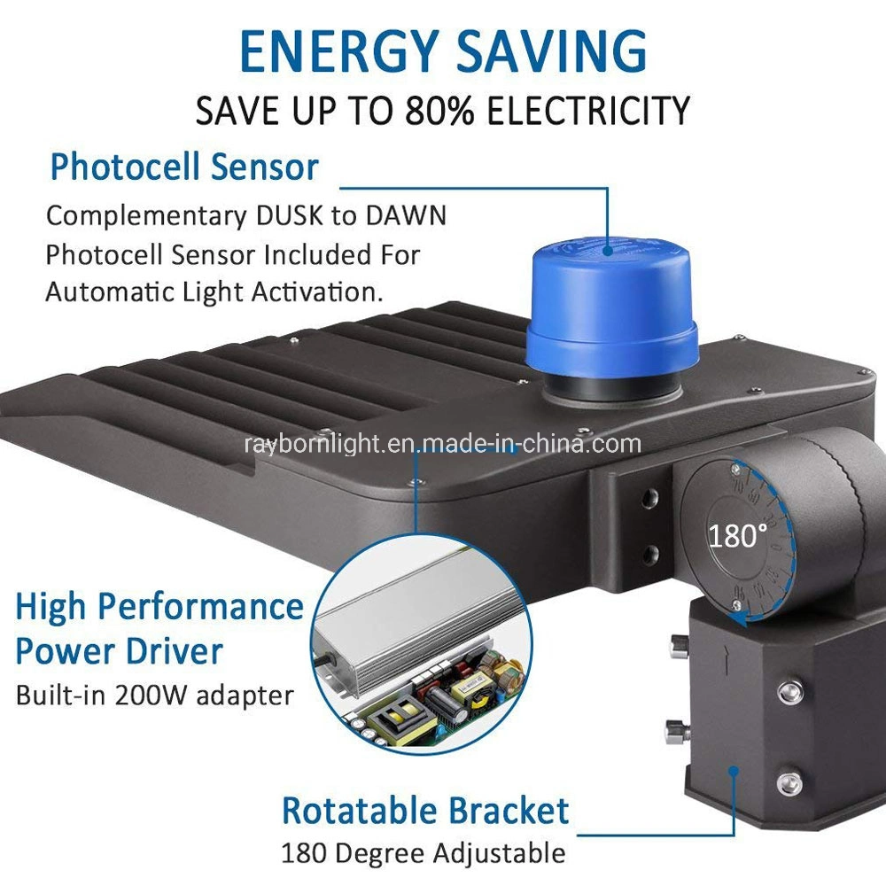 Urban Lighting IP66 Roadway LED Street Luminaire 80W 100W 120W 150W 200W Outdoor Area LED Parking Lot Lighting