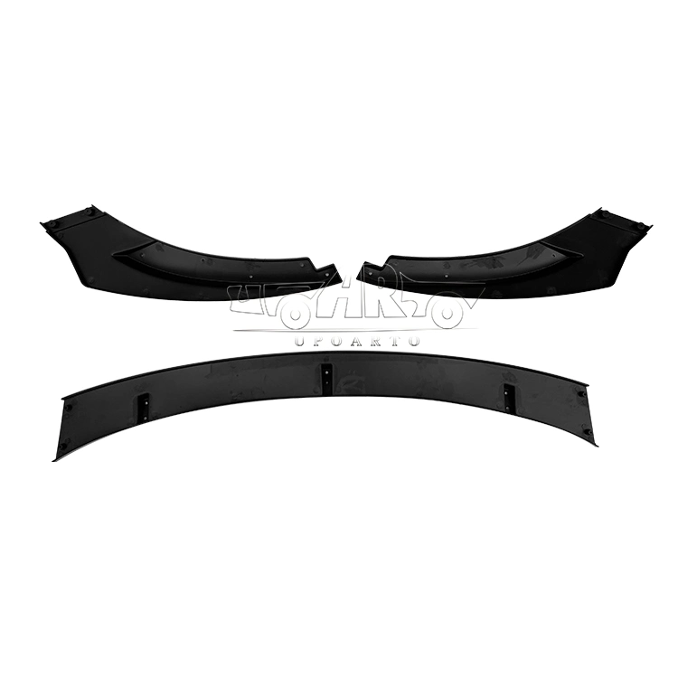 Carbon Fiber Black 3 Pieces Retrofitting Type Front Bumper Lip for VW Golf 5 Mk5 Gti