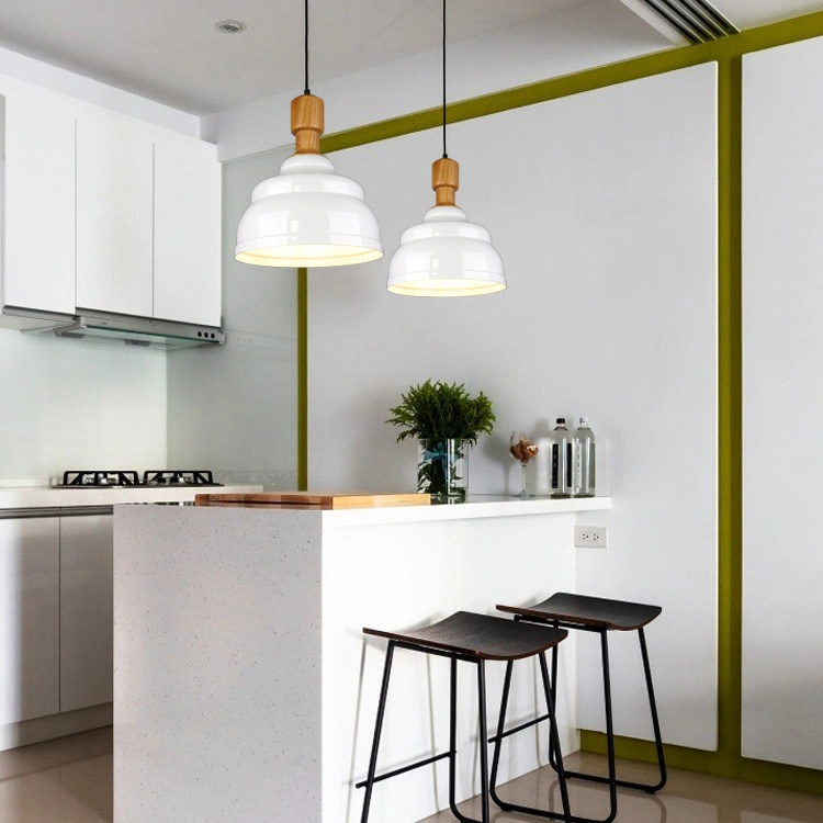 Black Aluminum E27 Modern Lights Indoor Lighting for Kitchen