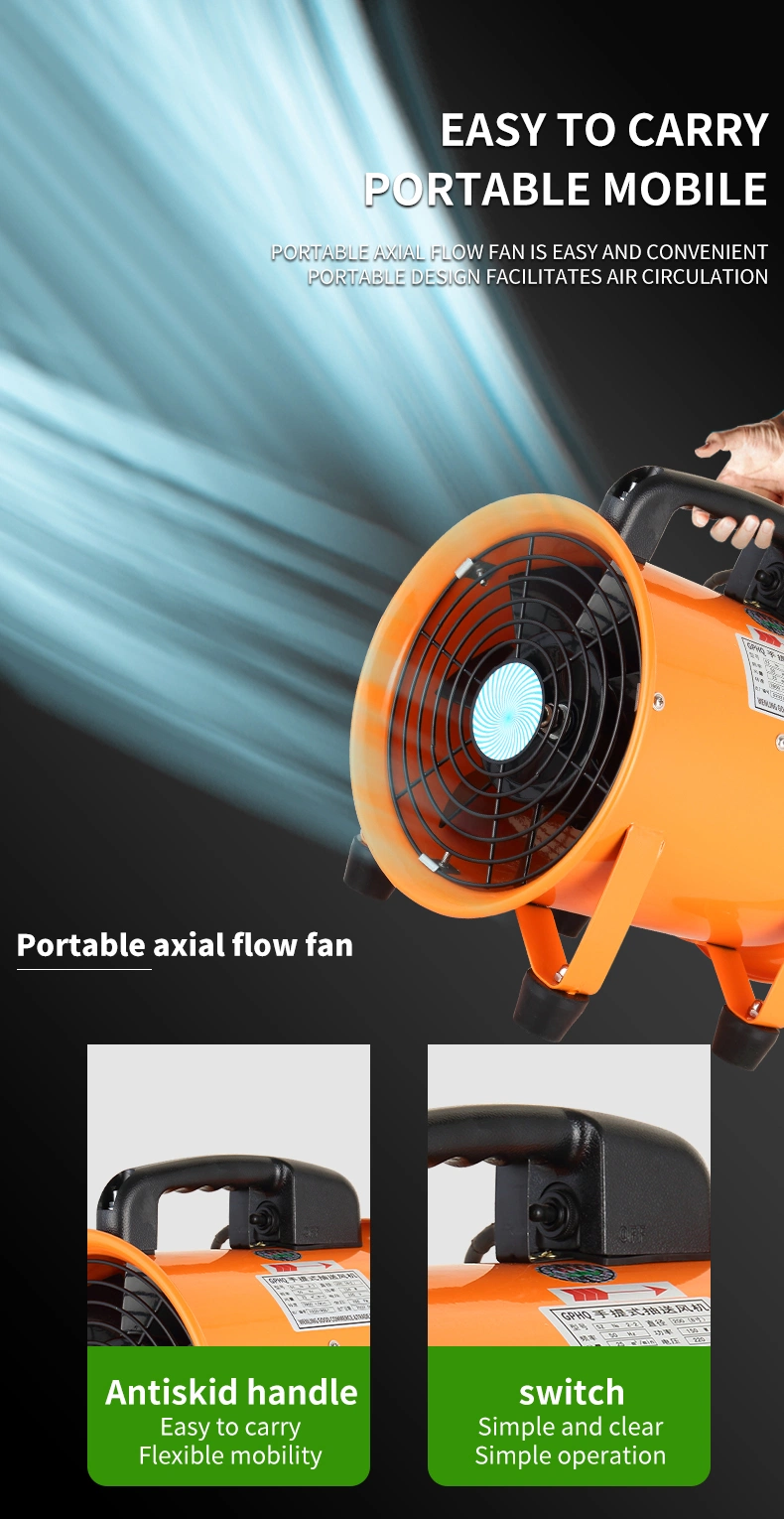 Gphq Mv-50 2200kw Axial Flow Fan High -Power Exhaust Machine Commercial Exhaust Fan Pipeline Pipeline Pumping Fan Strong Exhaust Fan Industrial Air Replacement