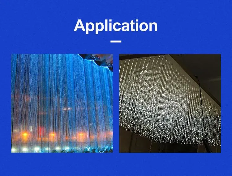 DIY LED Fiber Optic Curtain Lighting Kit