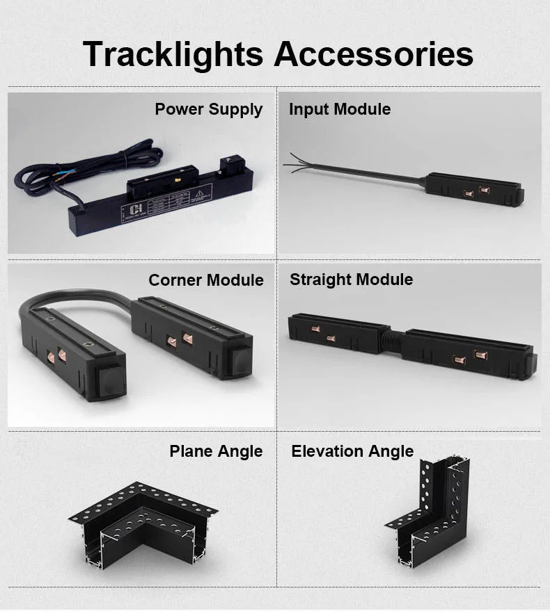 Zigbee LED Interior Lighting Downlight Commercial Indoor Spot Magnetic Track Lights