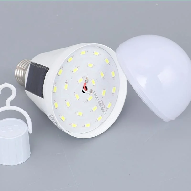 12W 1200mAh Hook LED Solar Rechargeable Bulbs