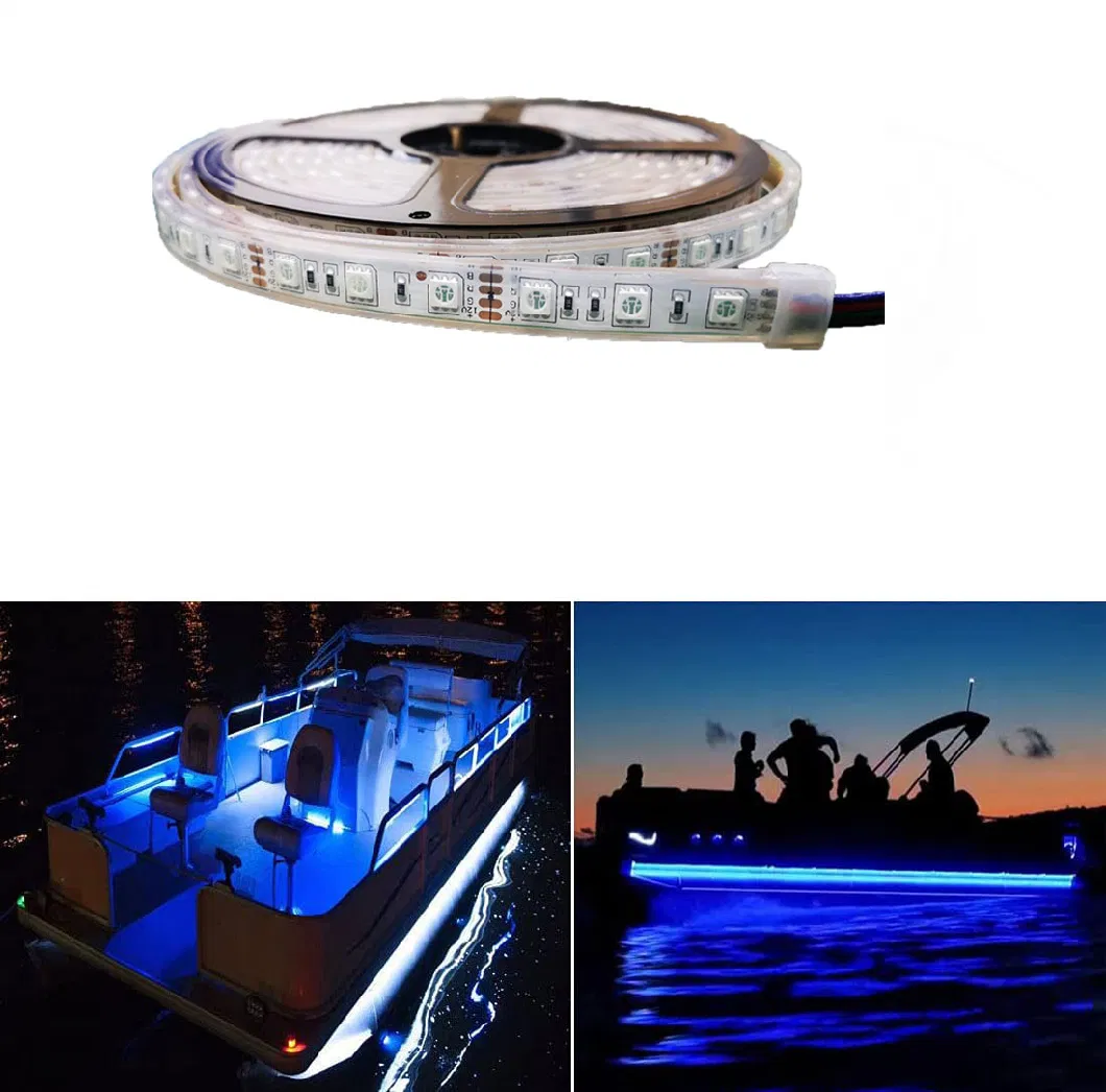 Pontoon Boat LED Kit 16.4 FT Multi Color Deck Accent Lighting