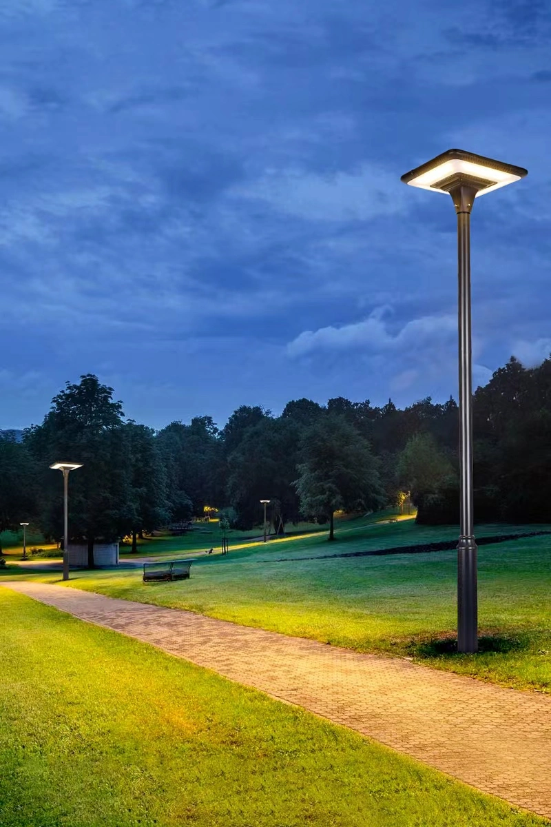 High Power LEDs Lighting Lamp Alu. Smart Sensor Solar LED Garden Light Outdoor Yard Pathway Landscape Street Lighting with Warm LED Lights