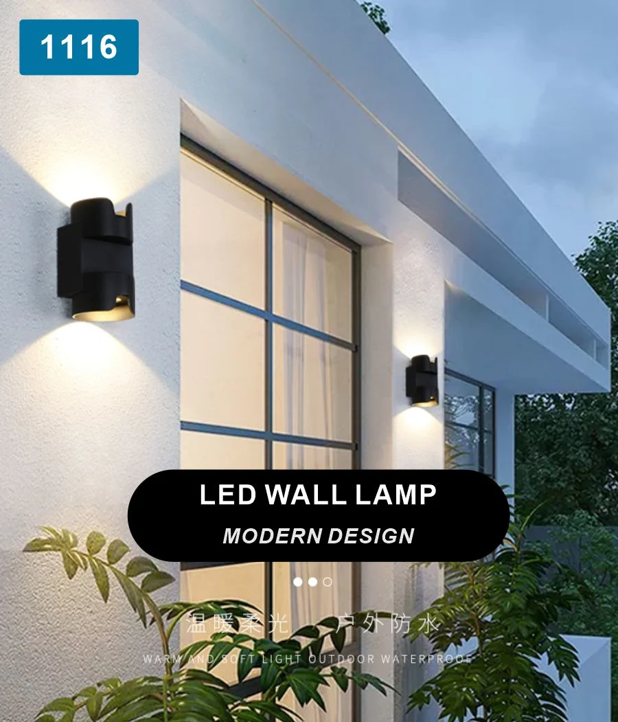 1116 10W LED Wall Lamp Outdoor Exterior Waterproof Wall Sconces Mount Italian Antique Wall Interior Lighting for Hotel Home Guest Room Project