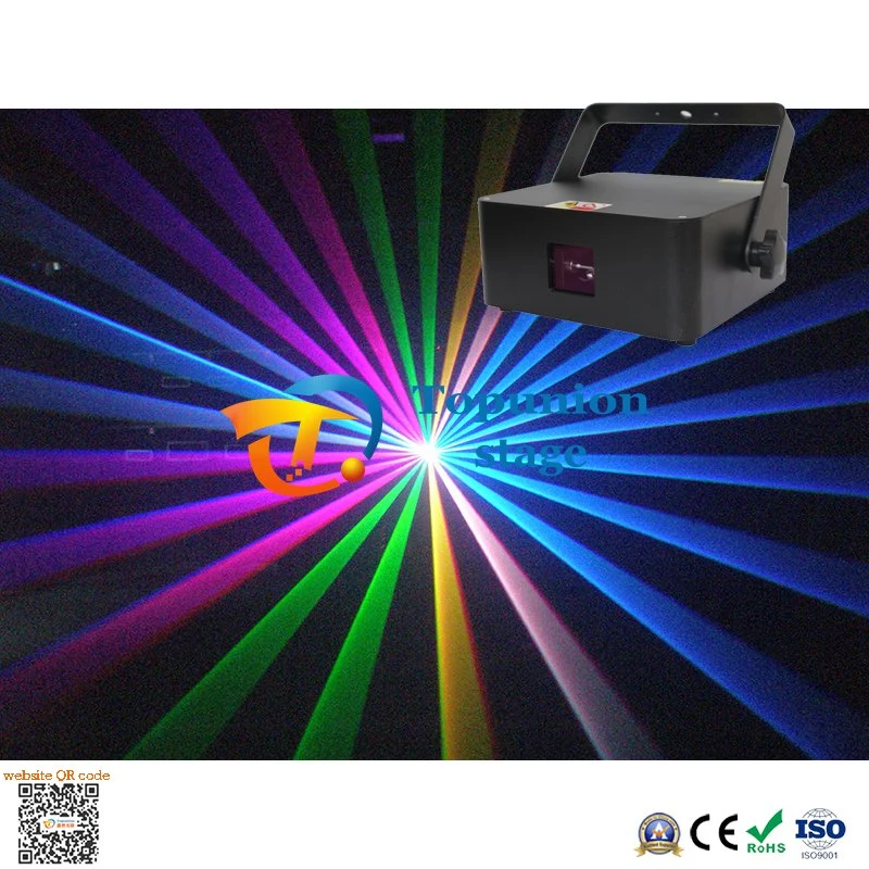 Full Color 1 Watt Line Red Green Blue Laser KTV Bar Bouncing Disco Stage Lighting