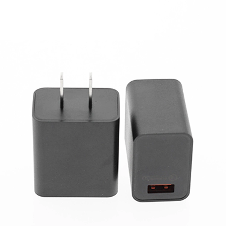 Type C Pd 18W Wall Quick Charger Adapter Fast Charger AC DC Adapter Us Plug with CE UL FCC