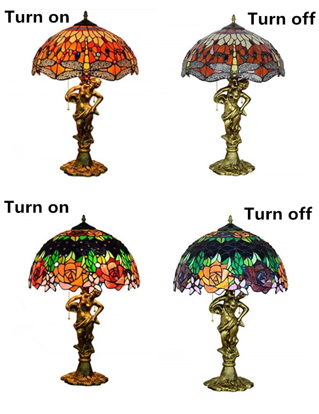 Wholesale Price Stained Glass Lamp Tiffany Table Lamp