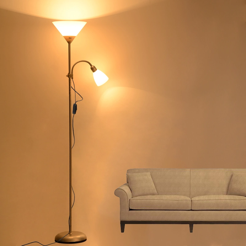 American Modern Wrought Iron Paint Floor Lamp LED Branch Bedroom Lamp Living Room Lighting (WH-MFL-25)