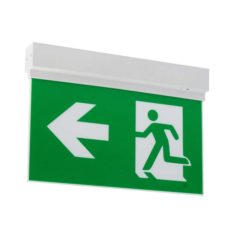CE Certificate Rechargeable LED Emergency Battery Powered Suspended Exit Signs
