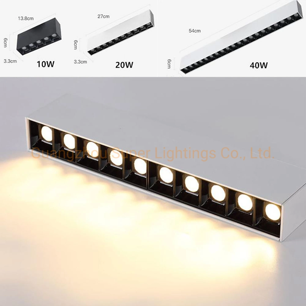 Recessed Ceiling Linear Lights Fixtures for Indoor Lighting