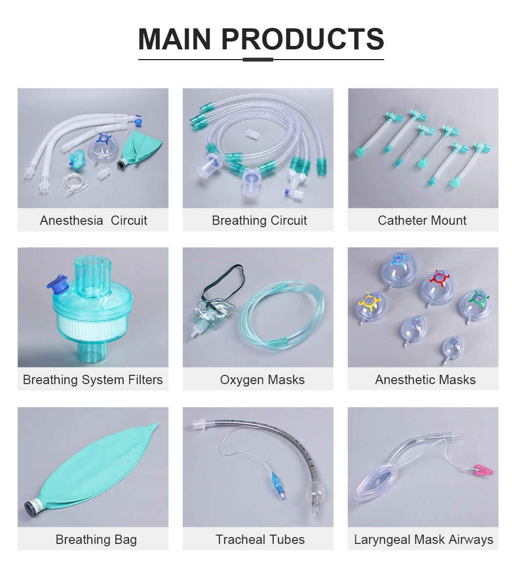 Disposable Medical Supplies Medical Equipment Consumables Anesthesia Circuits Manufacturer with ISO