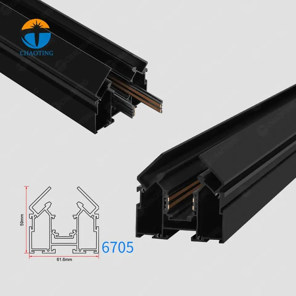 New Design Russia 48V Stretch Ceiling LED Track Light Tension Fabric Aluminum Profile Magnetic Track Rai