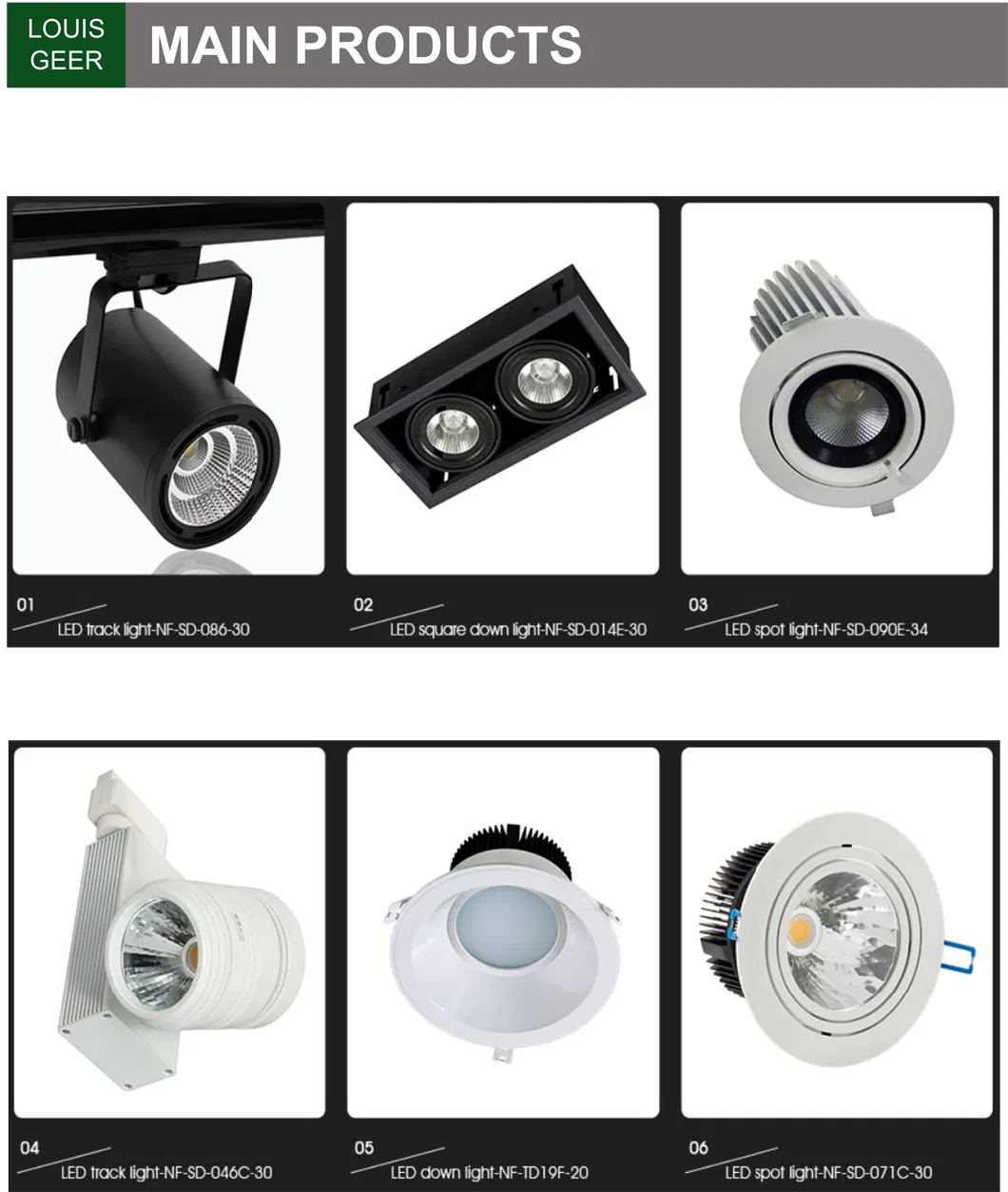 Commercial Ceiling Lihgting Fixture Mini 10W Residential Adjustable LED Downlight LED Lighting
