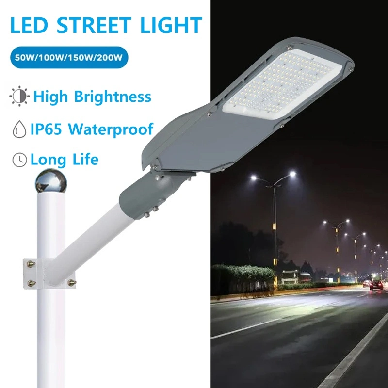 Light Messenger Highway Pathway LED Housing Street Lamp 50W 100W 150W 200W Outdoor LED Street Lighting with Sensor