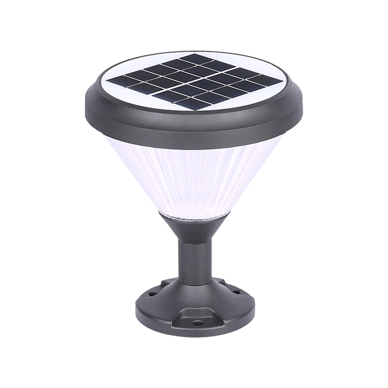 Hotook Garden Automatic Gate Lamp Sensor Outdoor Solar Column Inflatable Lighting Pillar Vintage Large Flash Lights