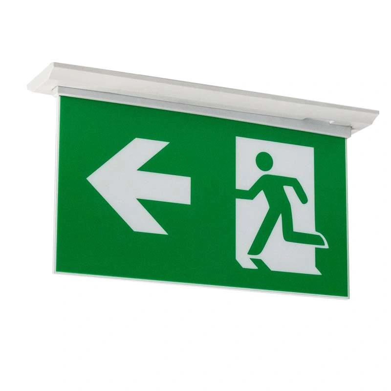 CE Certificate Rechargeable LED Emergency Battery Powered Suspended Exit Signs