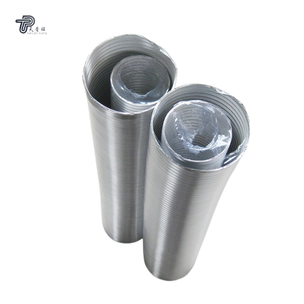 Flexible Ventilation Ducting Tube Semi-Rigid Aluminum Air Duct for Range Hood