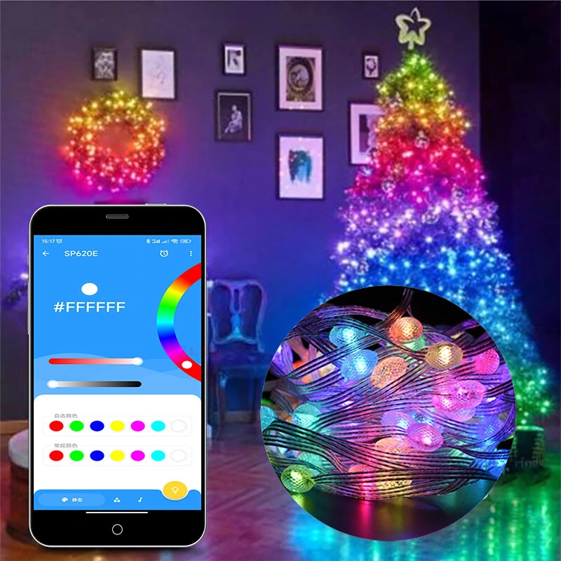 IP65 Outdoor Ball Festival String Light Ambient Lighting