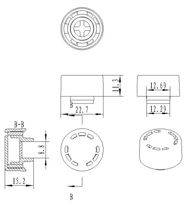 Ventilation Plug for Bottle Caps and Barrel Caps