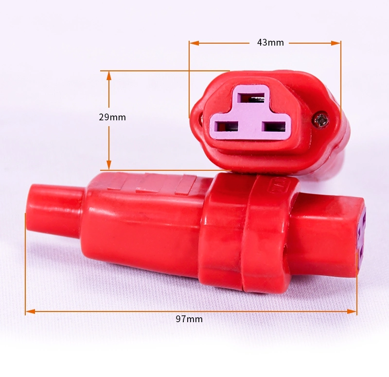 Female Electrical Ceramic Plugs for Heaters
