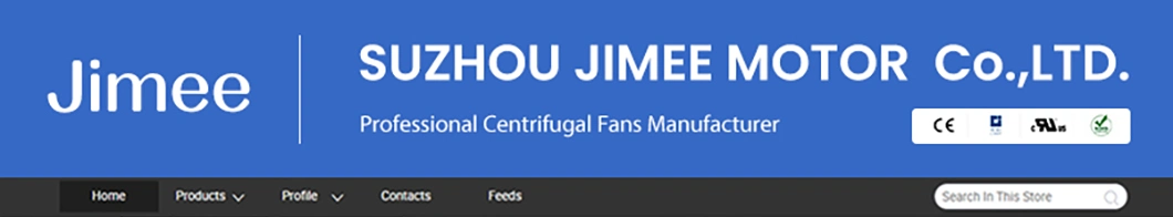 Jimee Motor China Debris Blower Manufacturer Jm310/70d4b2 149 (W) Rated Power DC Centrifugal Fans Used Commercial Fans Centrifugal HVAC Fans for Air Ventilation