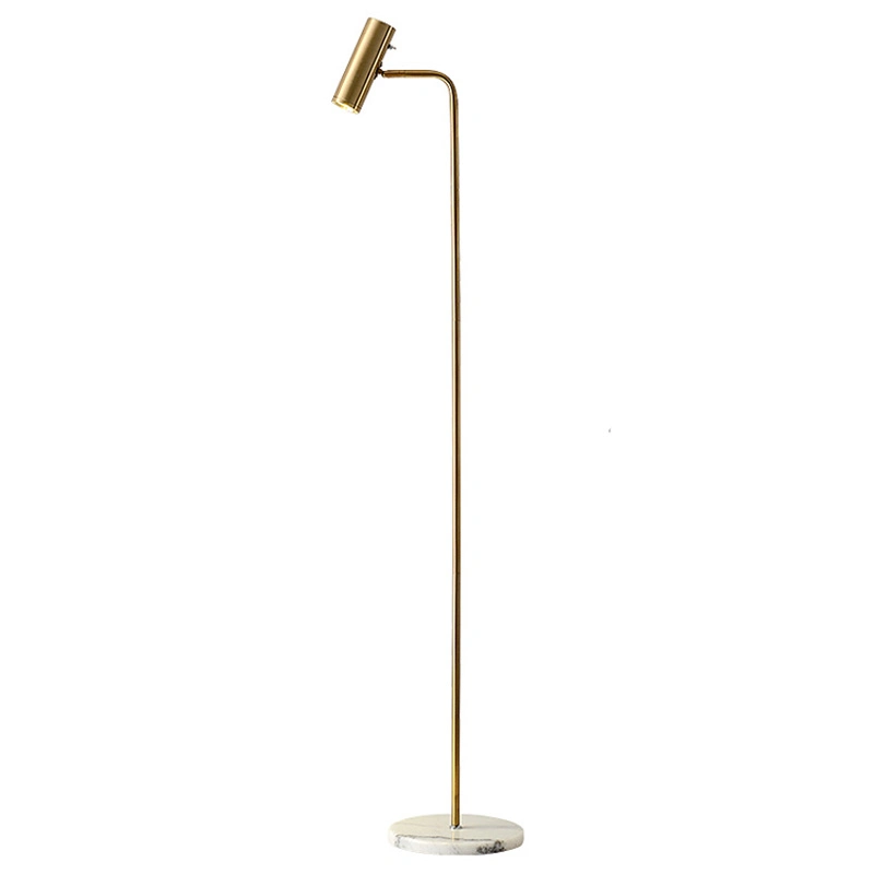 Modern Minimalist Floor Lamp Gold/Black/White Foyer Bedroom Office Metal Lighting Fixture (WH-MFL-11)