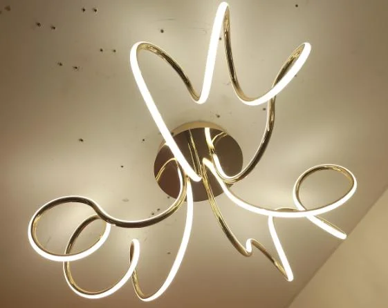 Fashionable Petal Design Flower Petal Flush Mount Ceiling Light