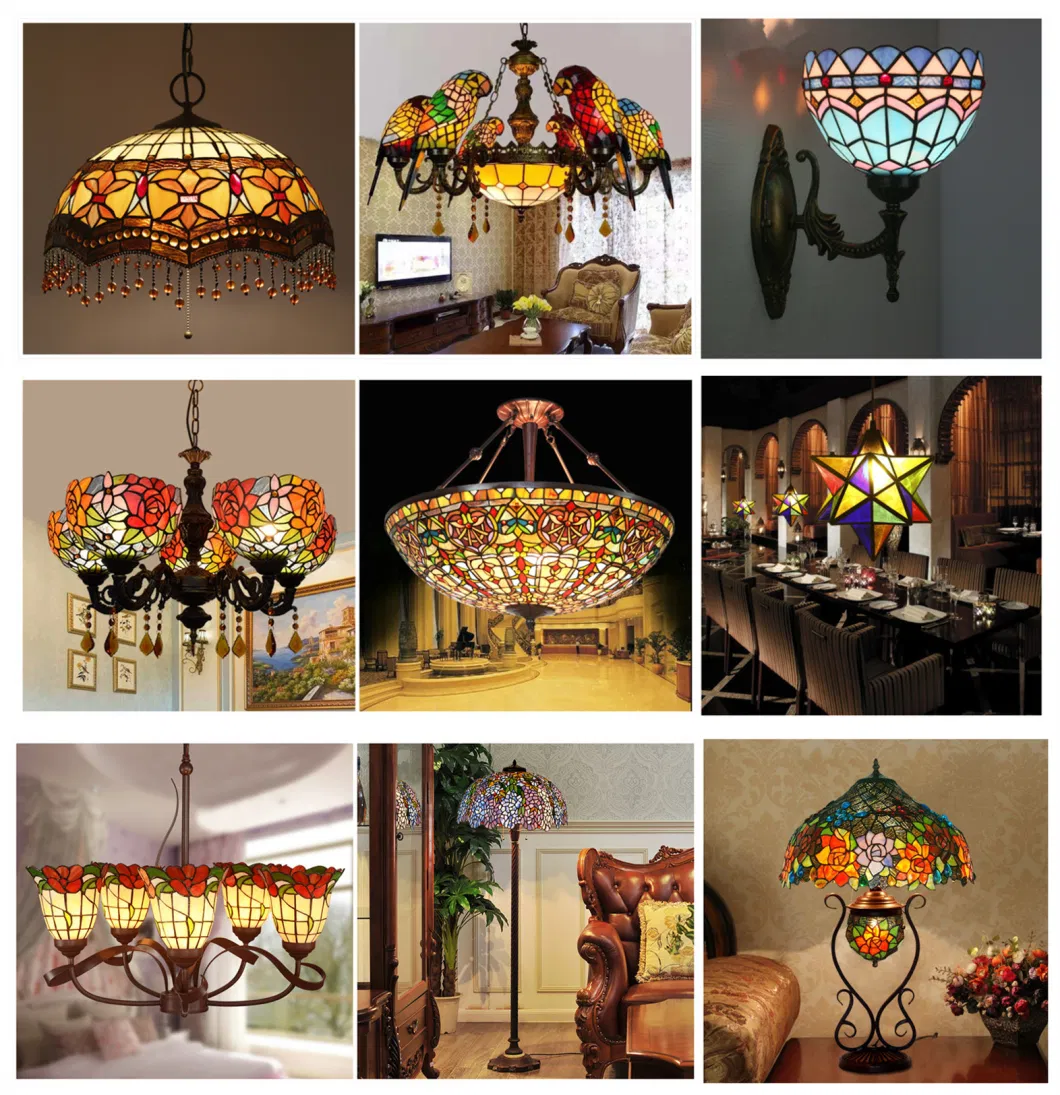 Wholesale Price Stained Glass Lamp Tiffany Table Lamp