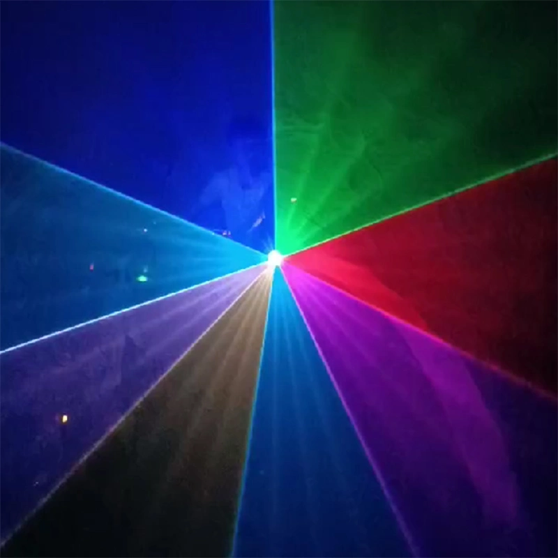 Full Color 1 Watt Line Red Green Blue Laser KTV Bar Bouncing Disco Stage Lighting