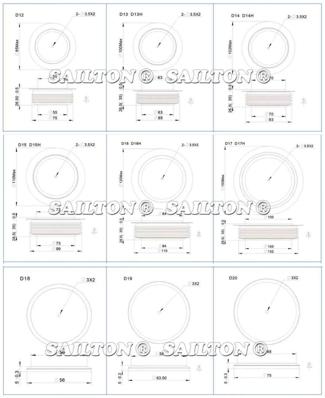 High Quanlity Standard Recovery Diode/ Rectifier Zp1200A4500V