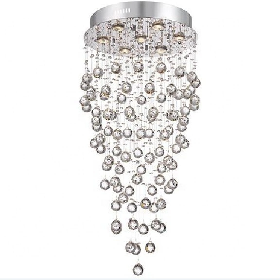 Drop Crystal Ceiling Chandelier LED Crystal Decoration Light (WH-CA-01)