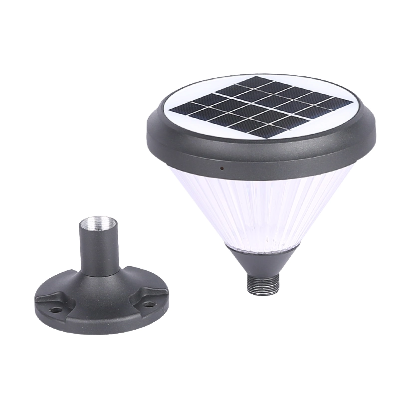 Hotook Garden Automatic Gate Lamp Sensor Outdoor Solar Column Inflatable Lighting Pillar Vintage Large Flash Lights