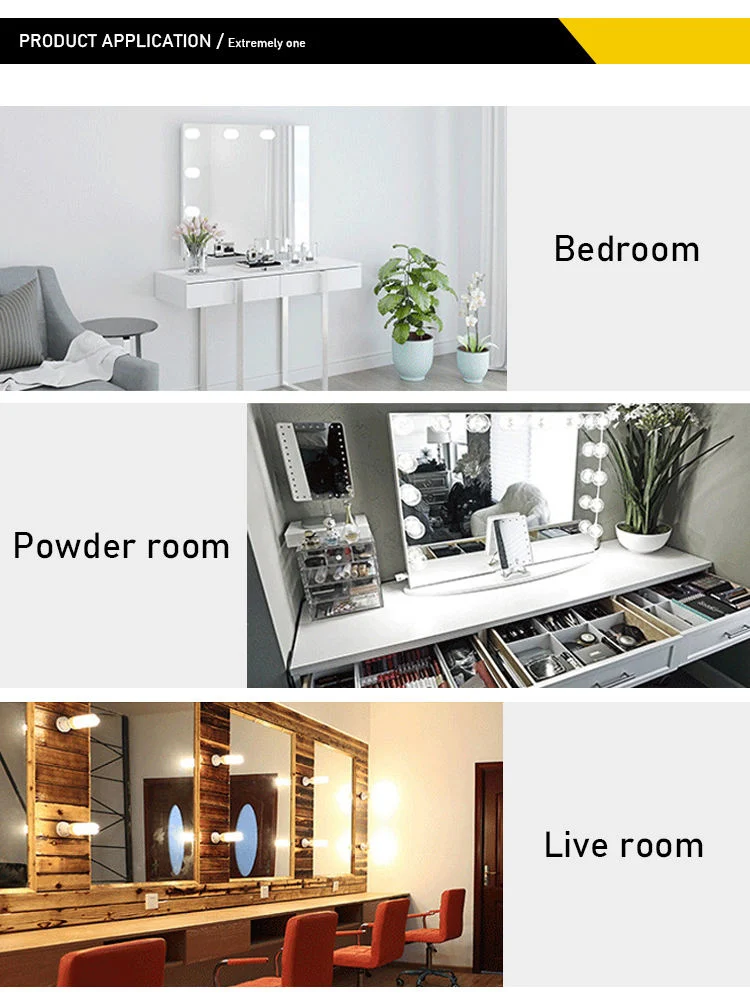 Dimmable LED Makeup Vanity Mirror Lights