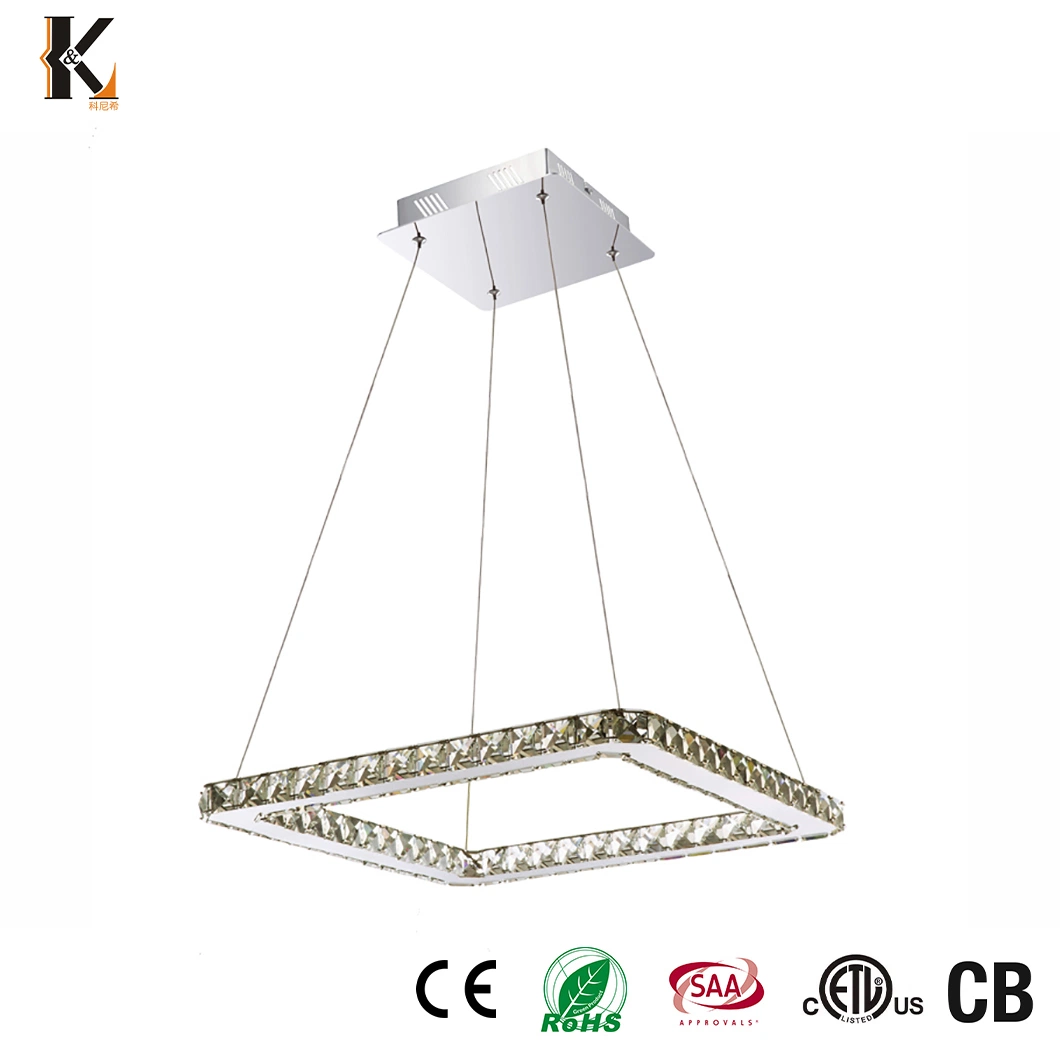 Konig Lighting China Crystal Accent Chandelier Manufacturing Nordic High-Quality High-End Atmosphere Simple Living Dining LED Gold Luxury Crystal Chandelier