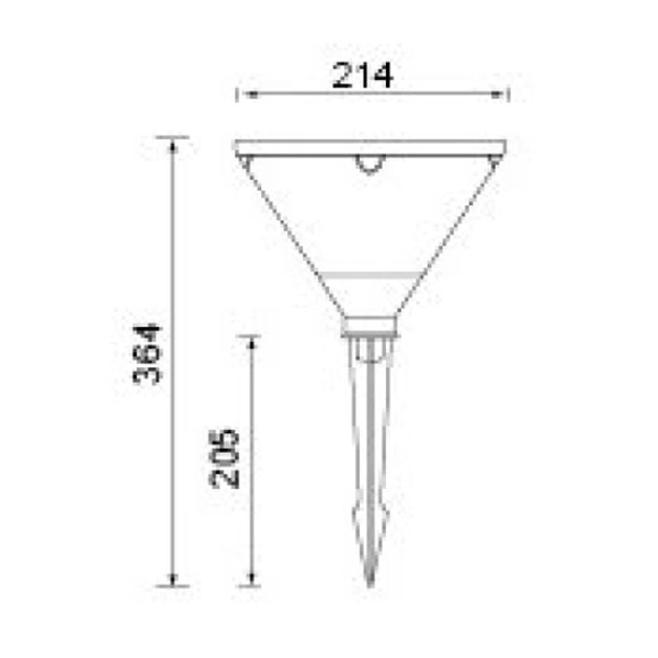 Waterproof IP65 Outdoor Lighting Economical Hot Sale Solar LED Solar Lawn Lighting